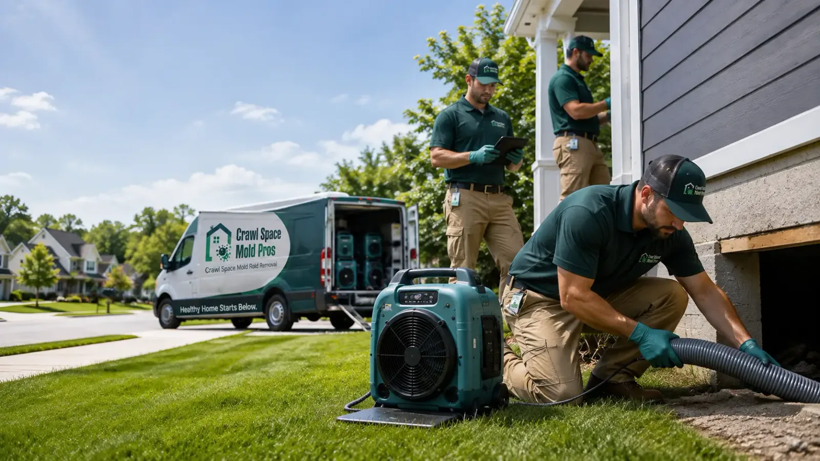 Crawl Space Mold Removal in Genoa, OH